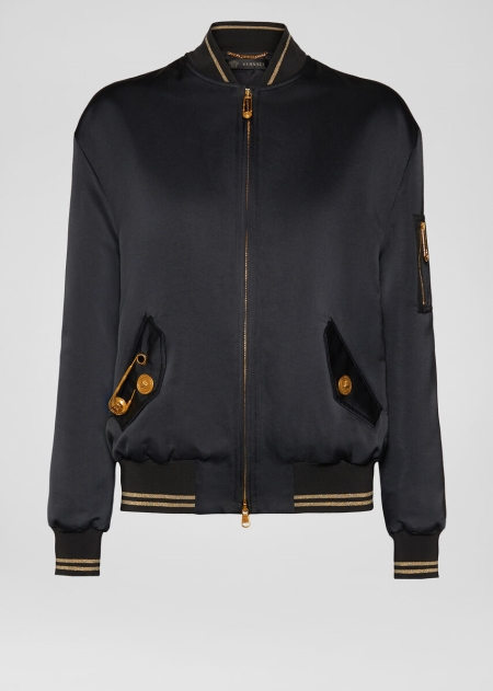 Jacheta Bomber Versace Safety Pin Dama | OCFEVBG-69